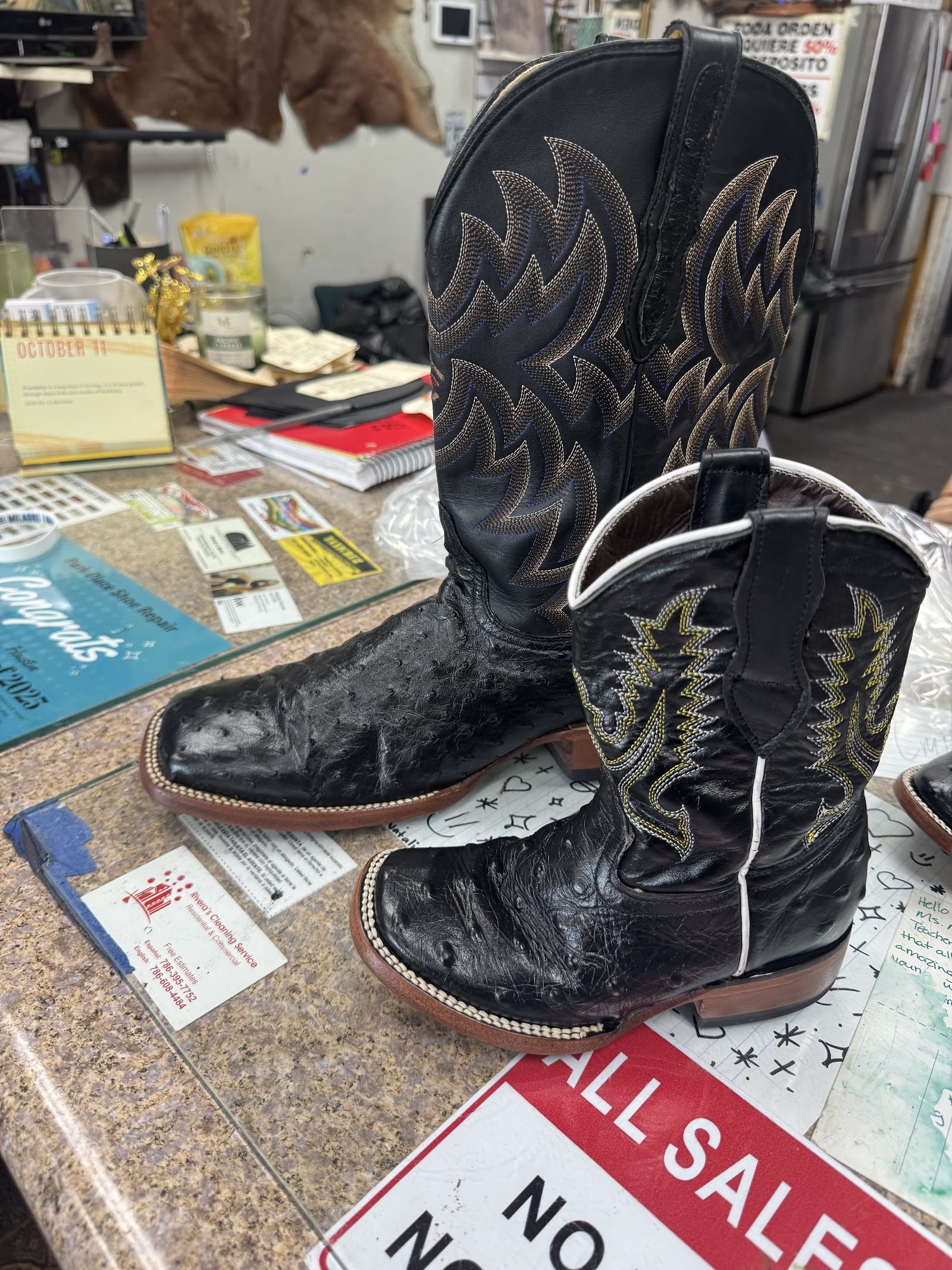Inside Park Place Shoe Repair